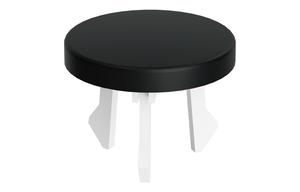 VitrA Basin Overflow Cover - Matt Black
